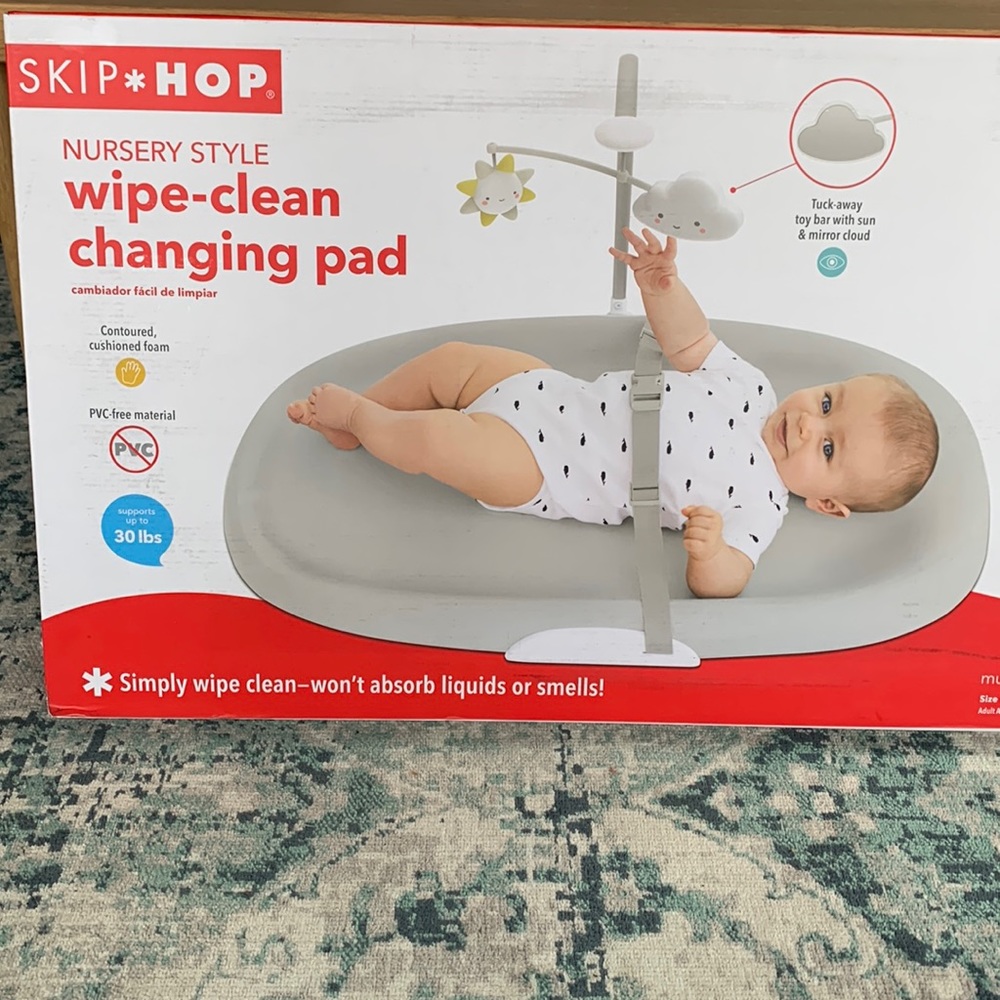 BRAND NEW Skip Hop Wipe-Clean Changing Pad